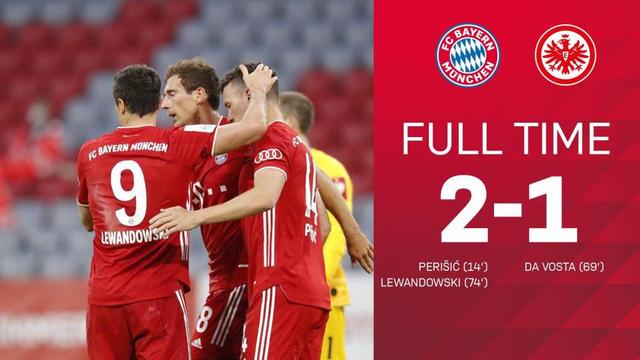  拜仁豪取五连胜领跑积分榜  